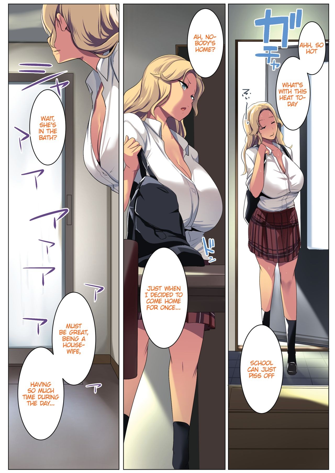 The Blonde Wife's Good Friend Porn Comic english 27