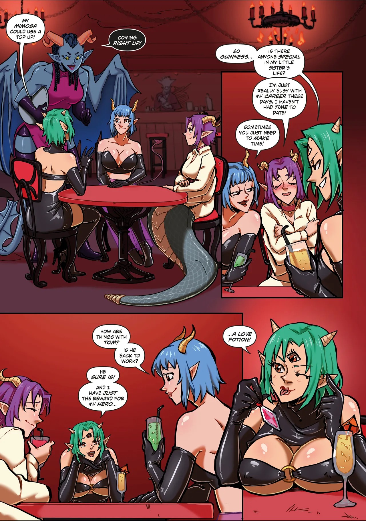 The Demon Sisters Porn Comic english 02