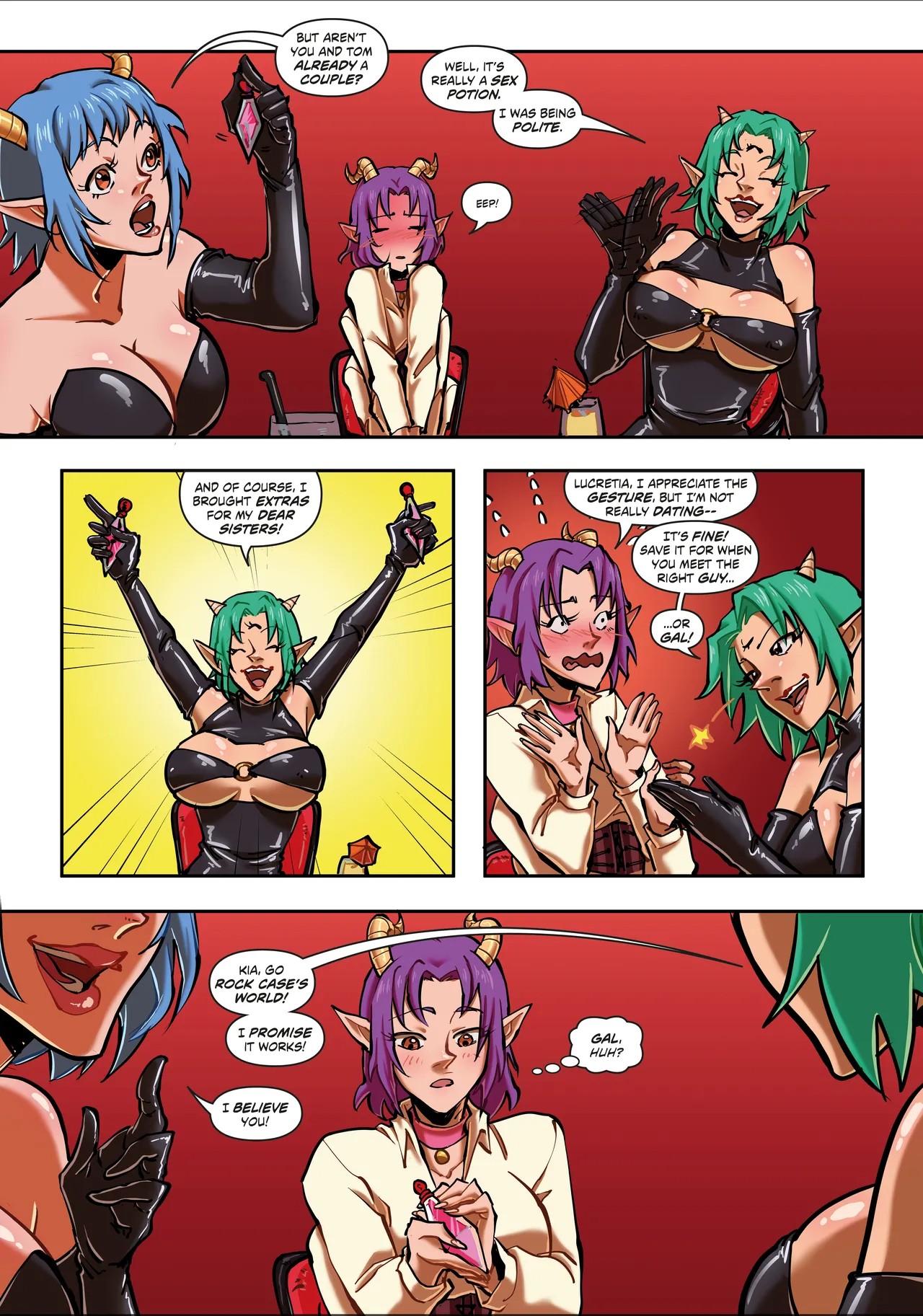 The Demon Sisters Porn Comic english 03