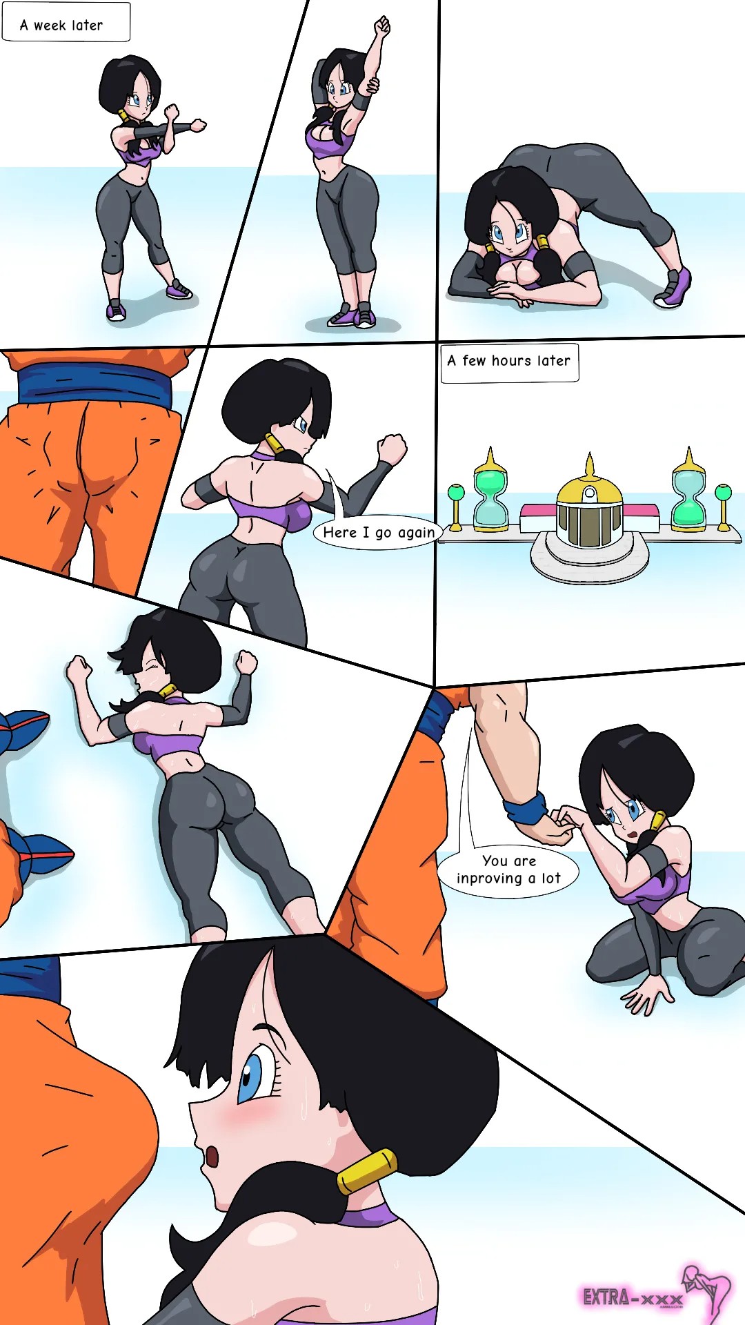 Videl's Special Training Porn Comic english 04