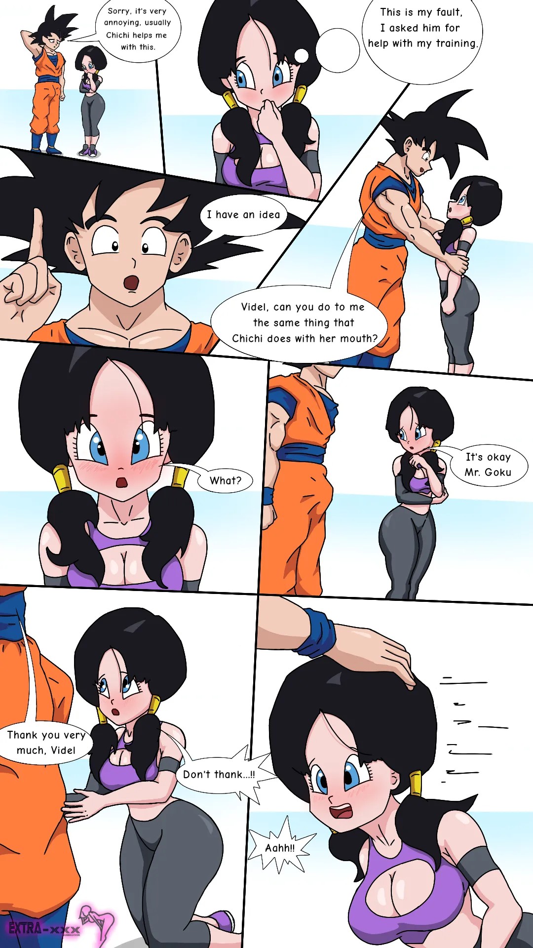 Videl's Special Training Porn Comic english 05