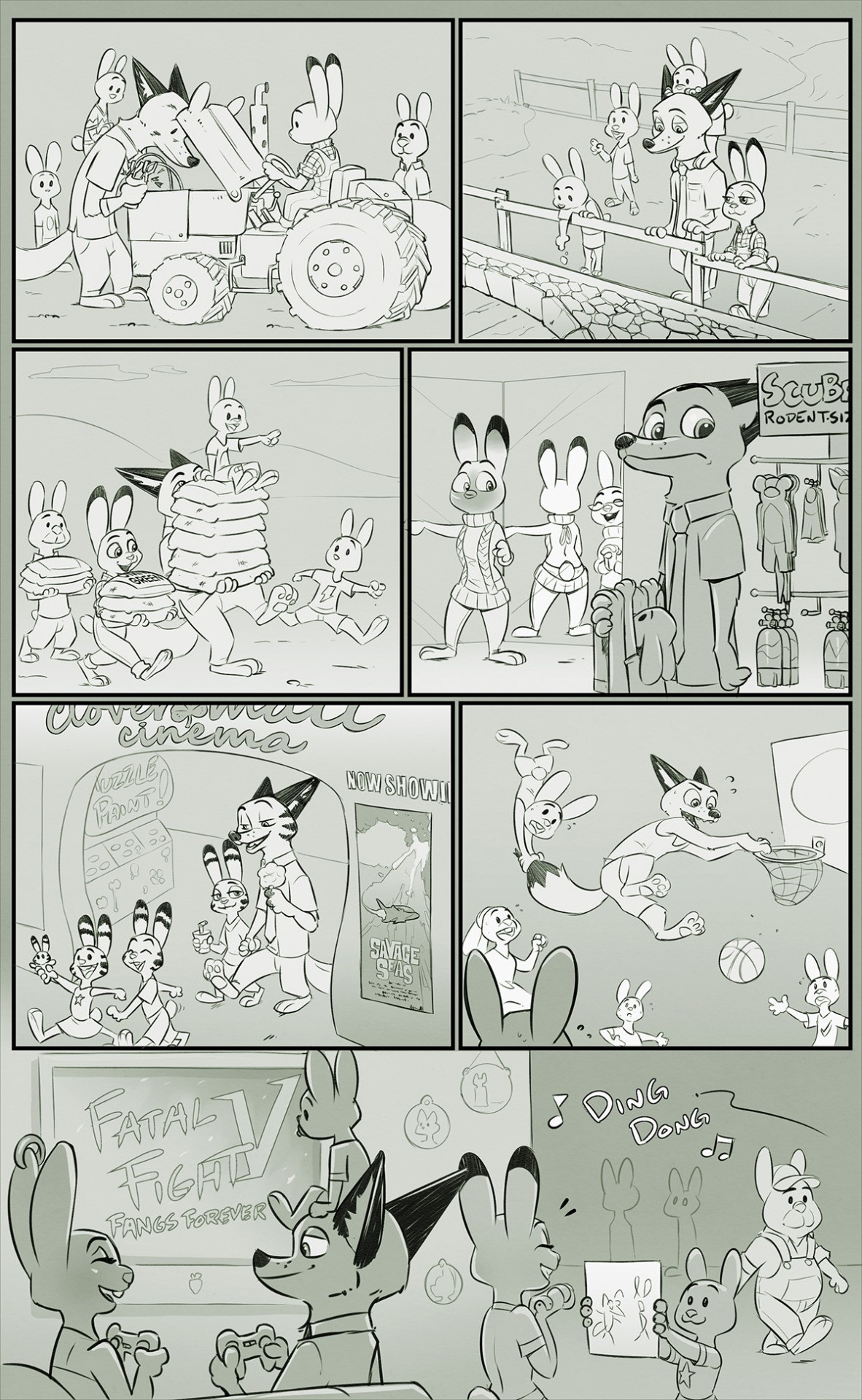 Water Under The Burrows Porn Comic english 12