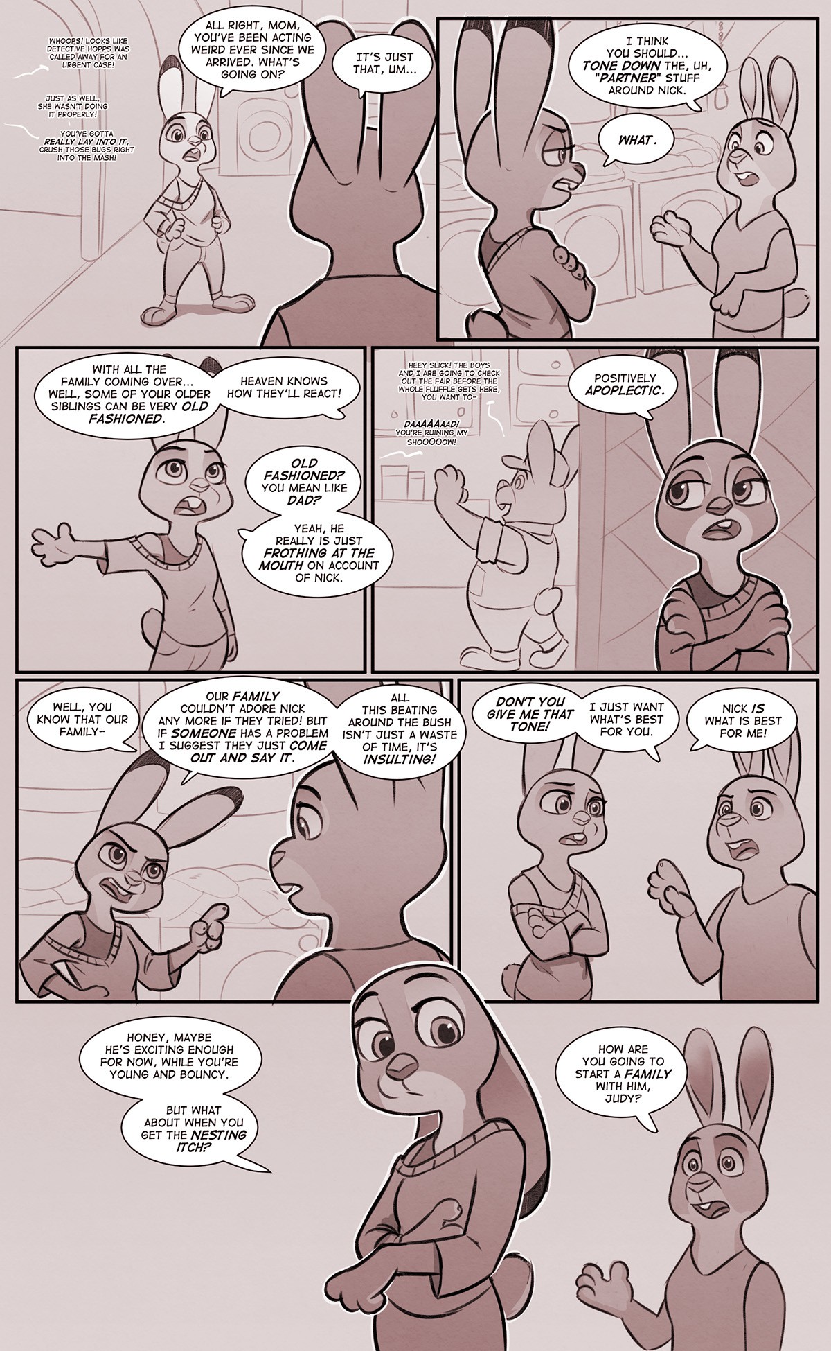 Water Under The Burrows Porn Comic english 17