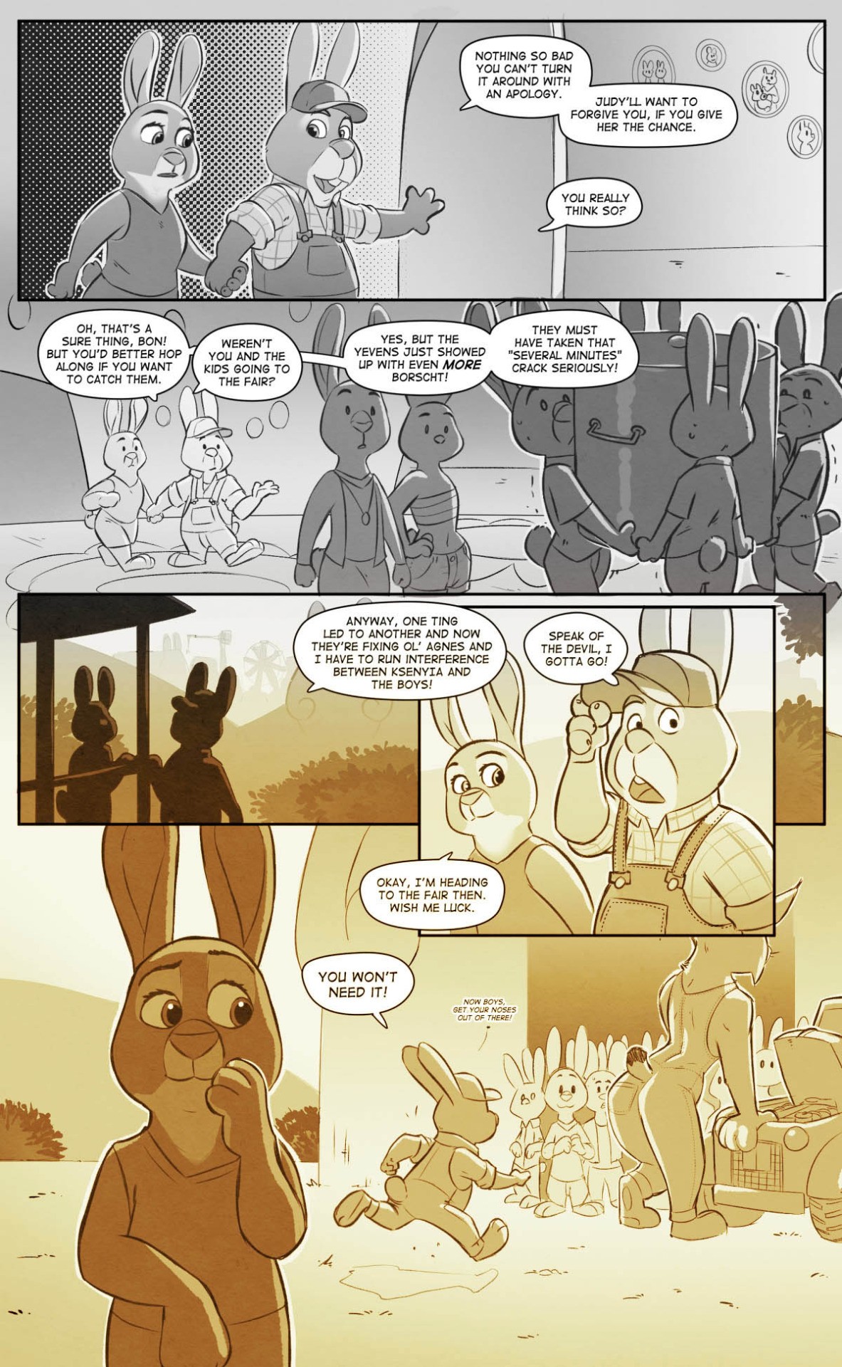 Water Under The Burrows Porn Comic english 28