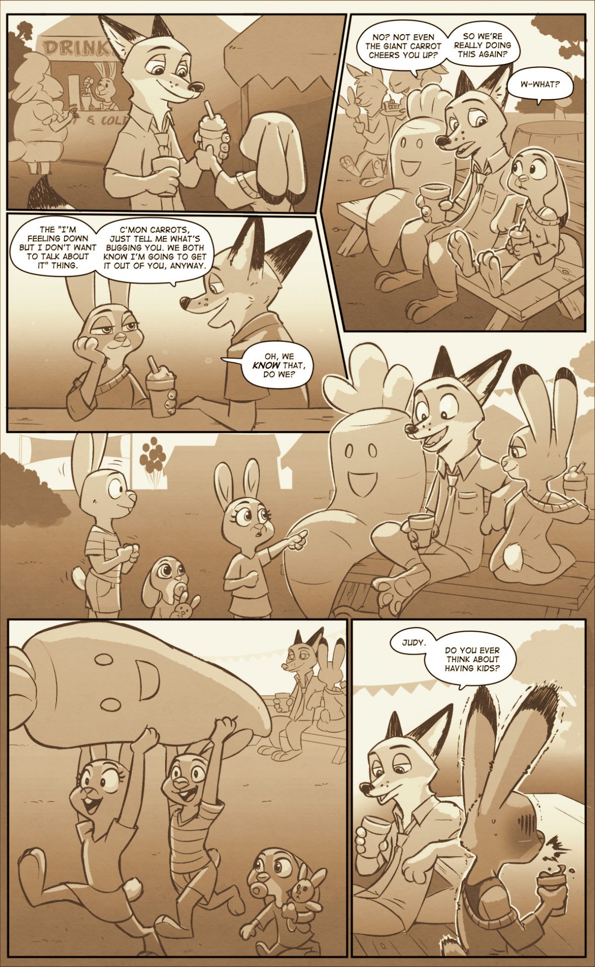 Water Under The Burrows Porn Comic english 30