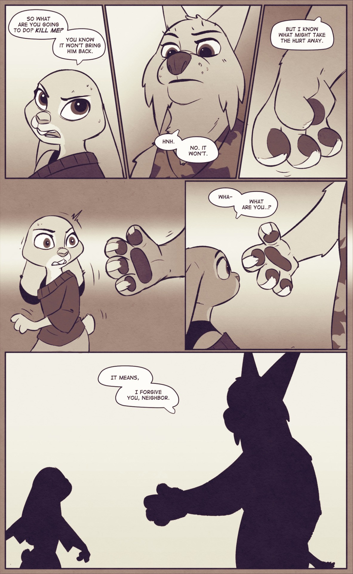 Water Under The Burrows Porn Comic english 44