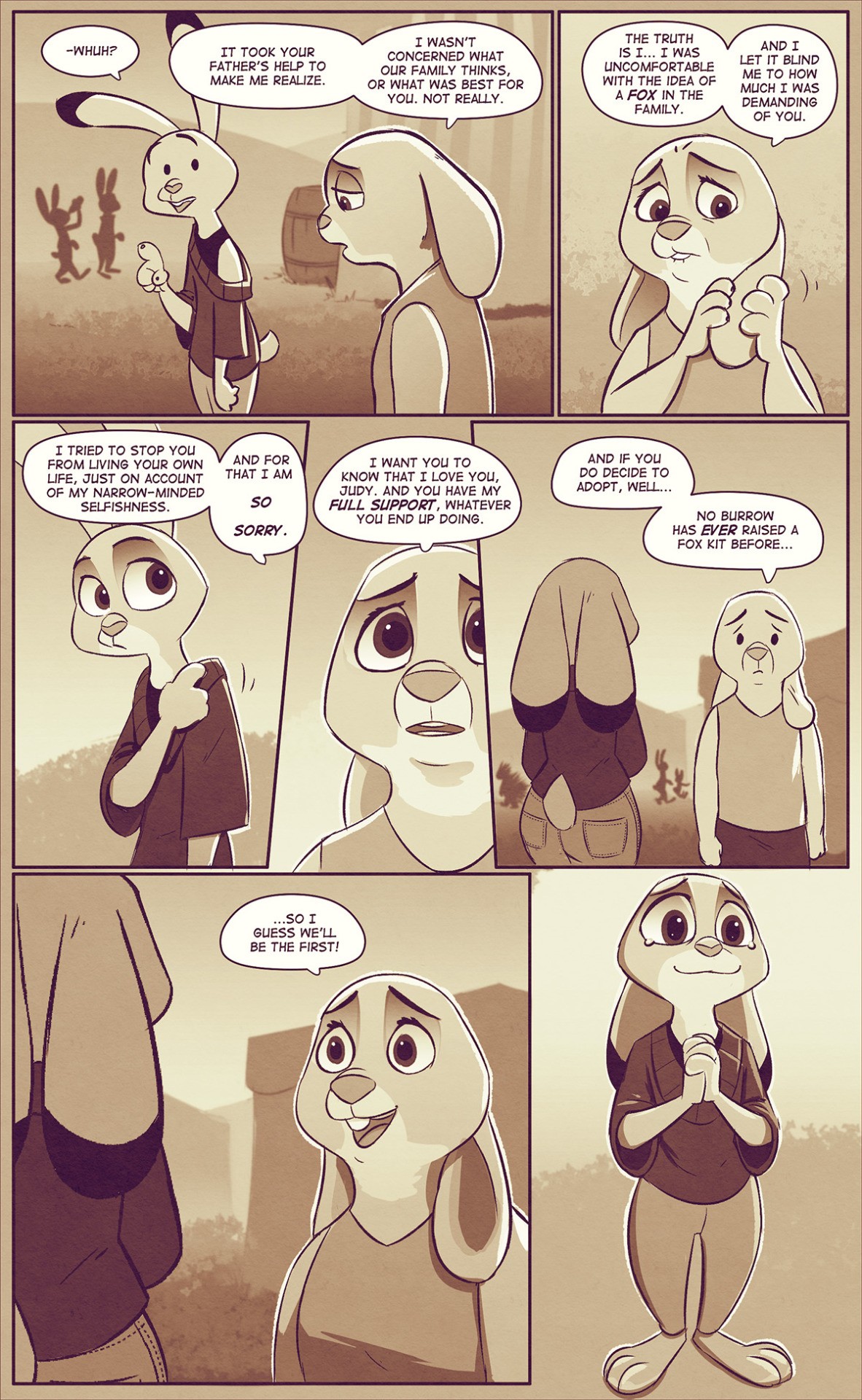 Water Under The Burrows Porn Comic english 49