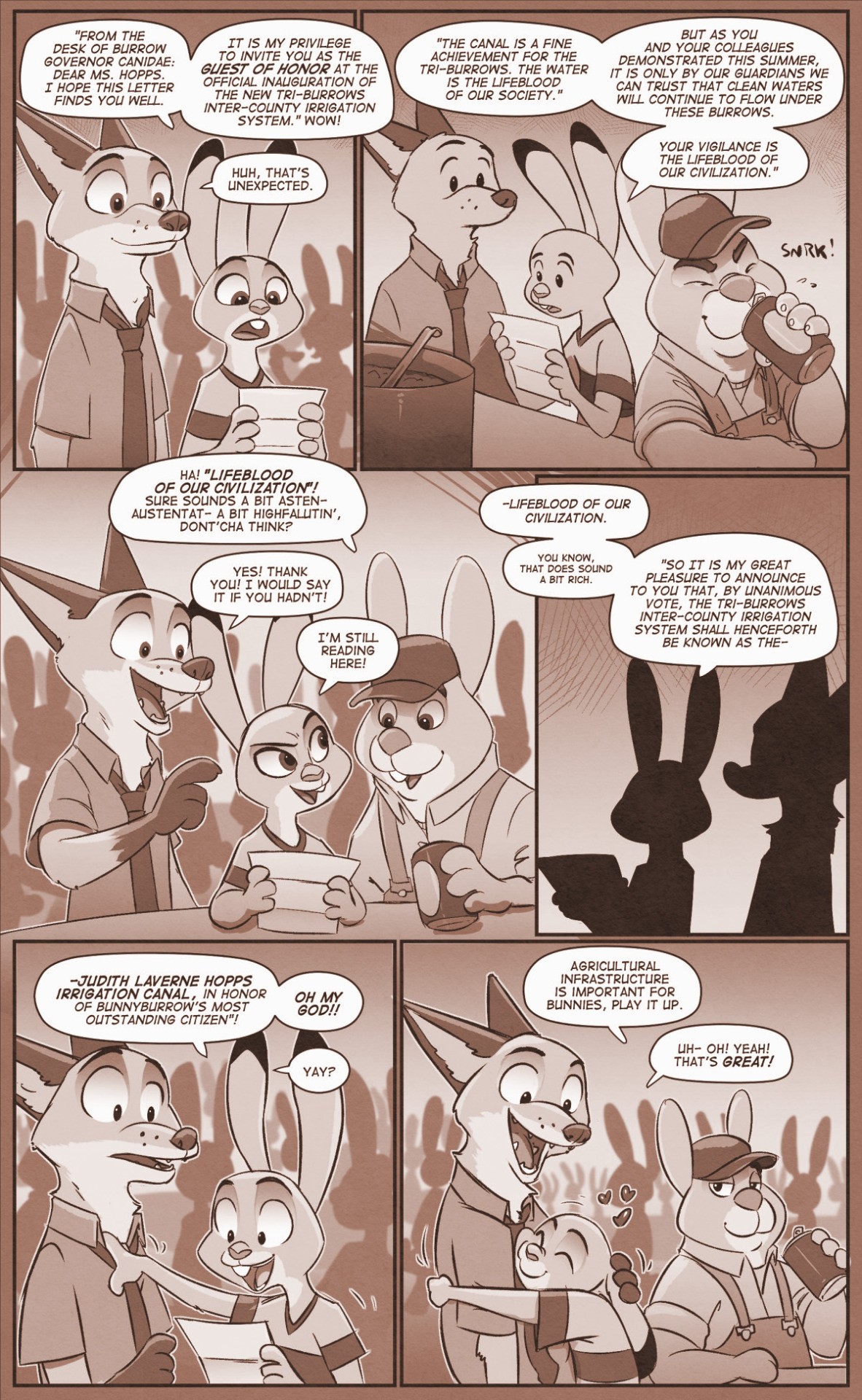 Water Under The Burrows Porn Comic english 52