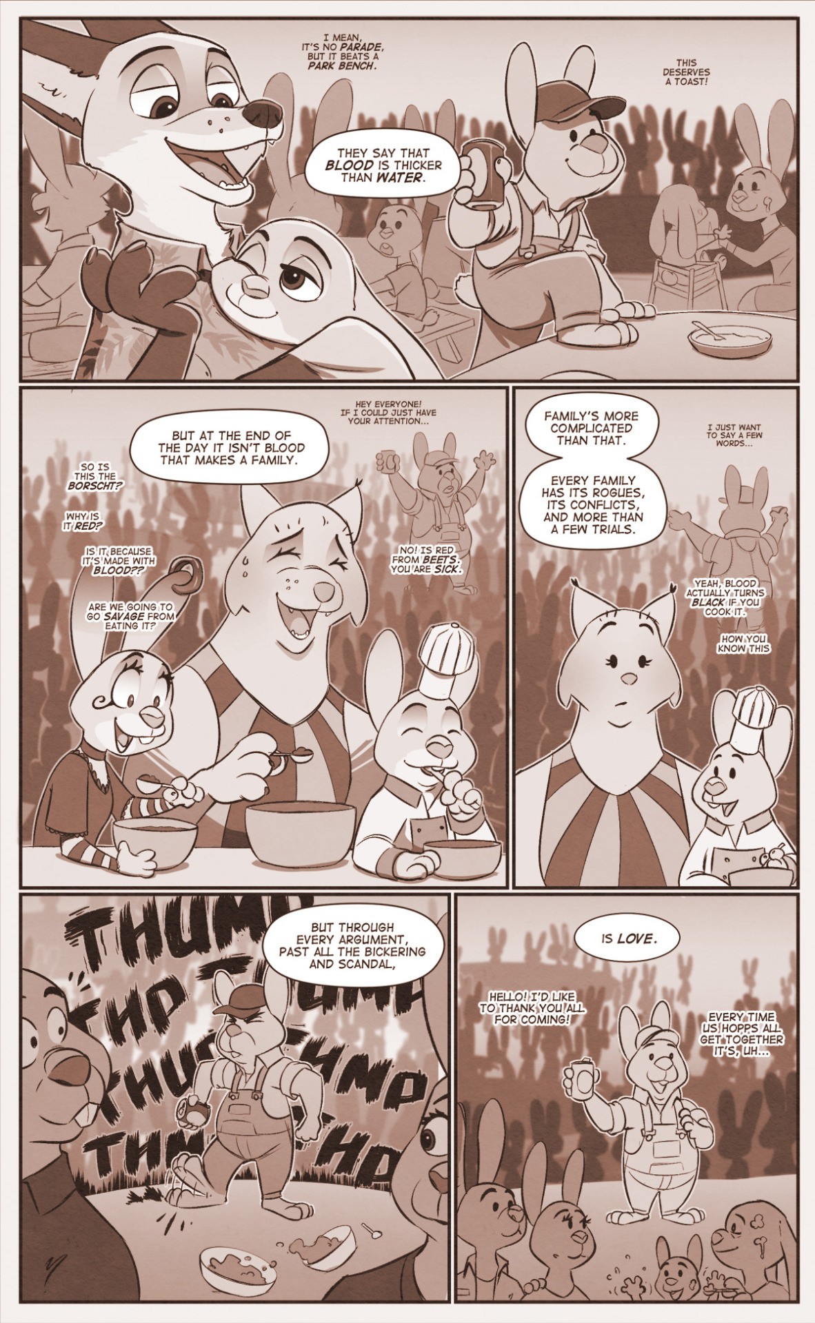 Water Under The Burrows Porn Comic english 53