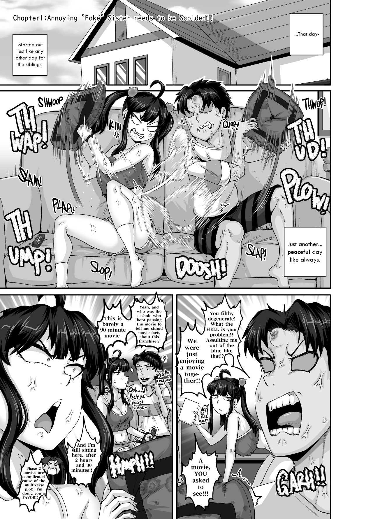 Annoying Sister Needs To Be Scolded!! Part 3 Porn Comic english 13