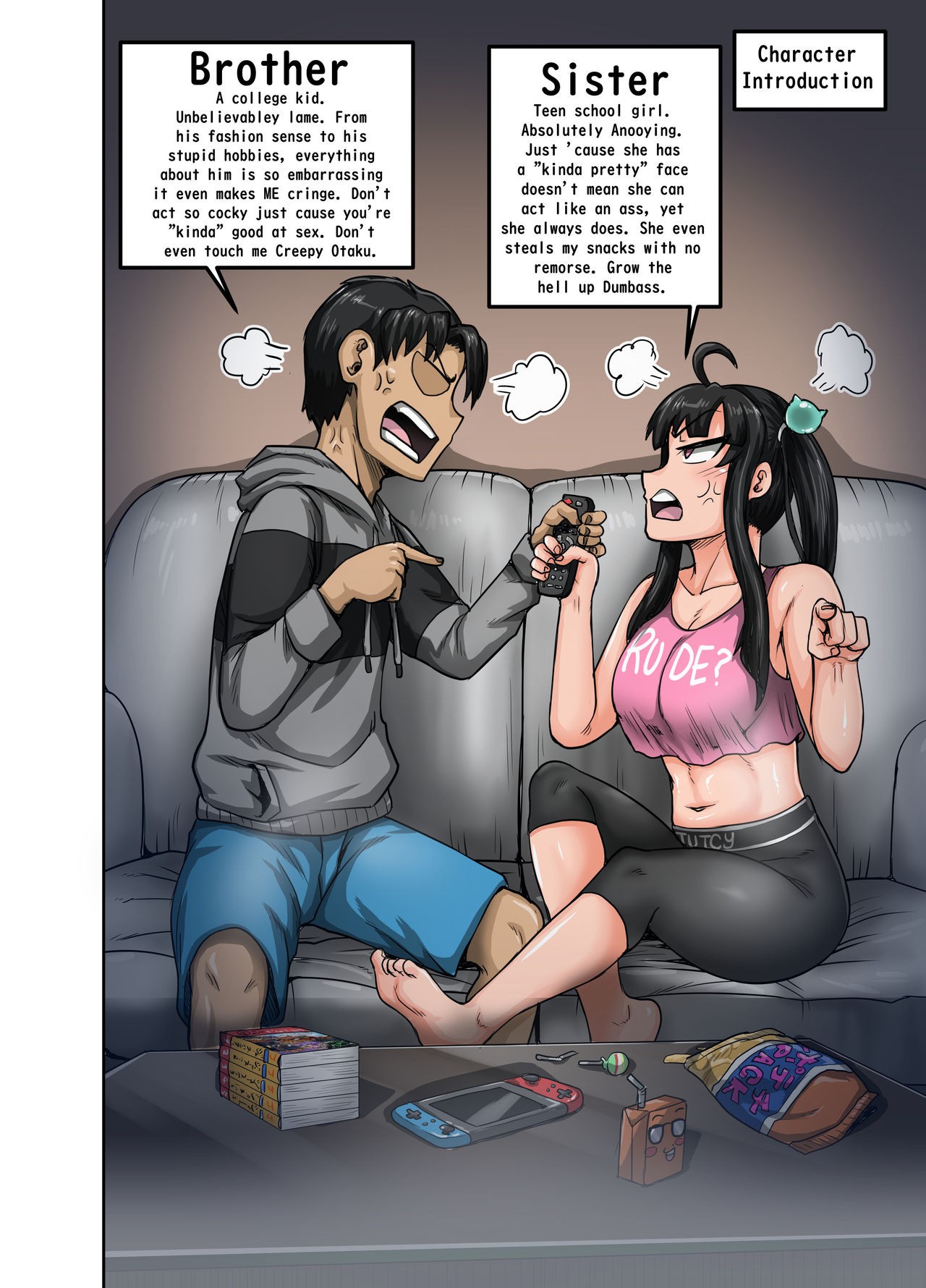 Annoying Sister Needs To Be Scolded!! Porn Comic english 02