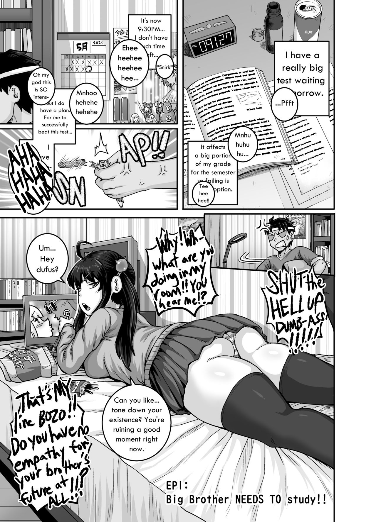 Annoying Sister Needs To Be Scolded!! Porn Comic english 13