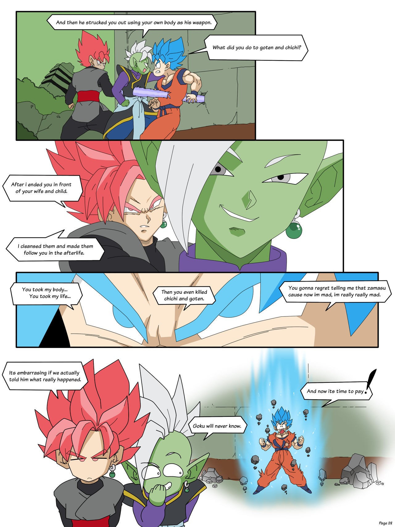 Dragon Ball Yamete: Zamasu's Ambition Porn Comic english 29