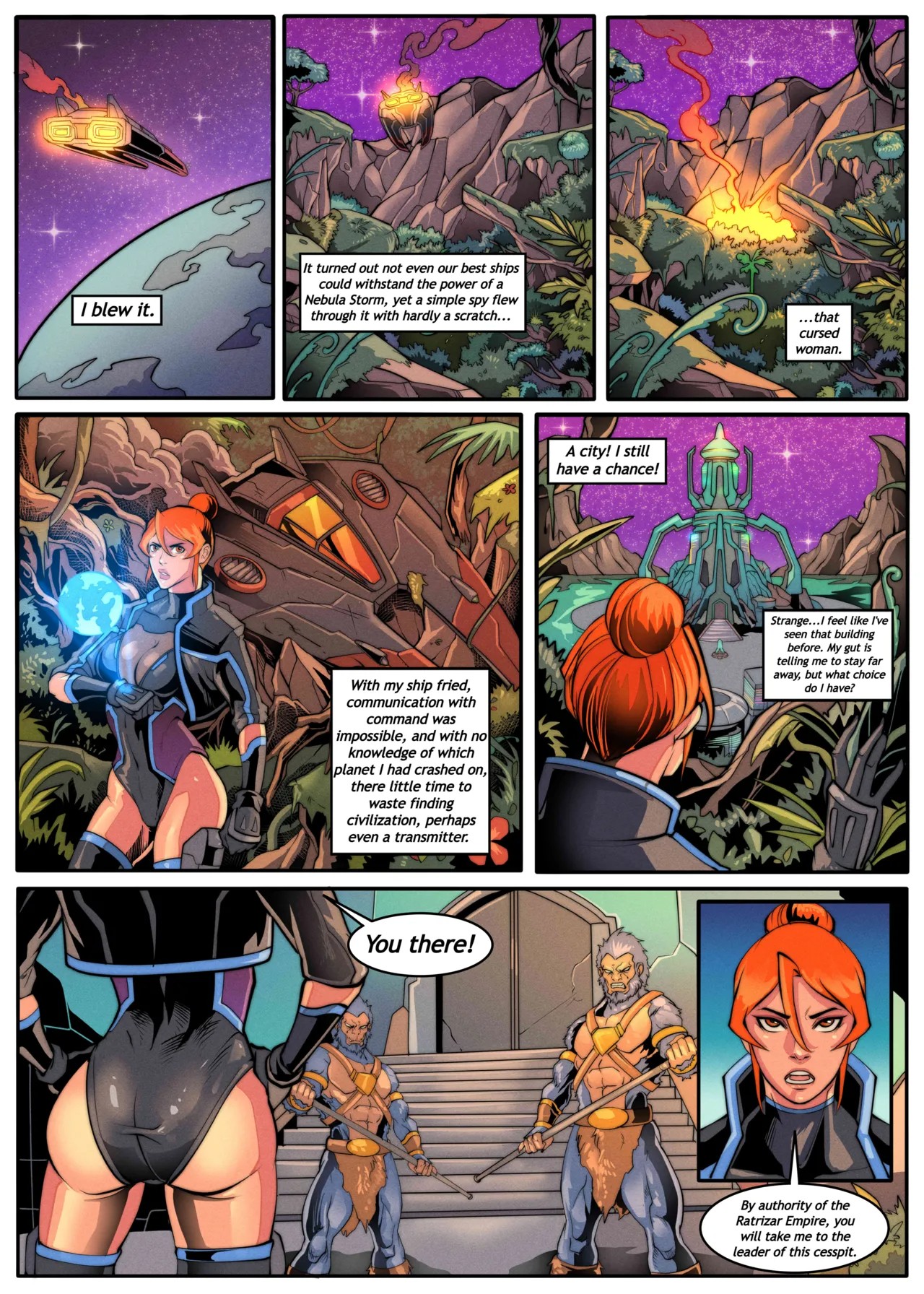 Galaxy Of Scum Issue Part 6: The Officer Porn Comic english 08