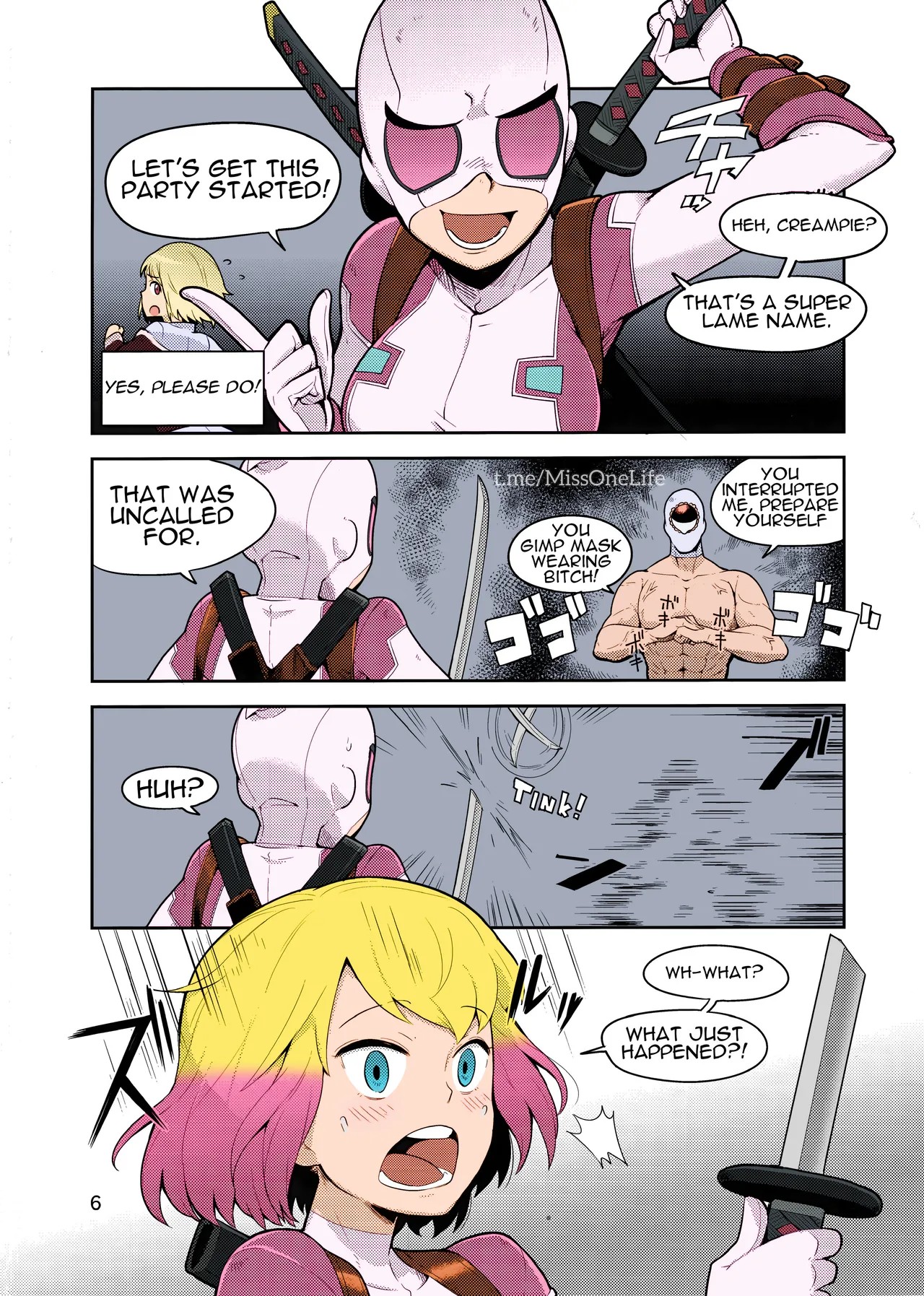 Gwenpool (Jumping Into an Indecent World) Porn Comic english 06