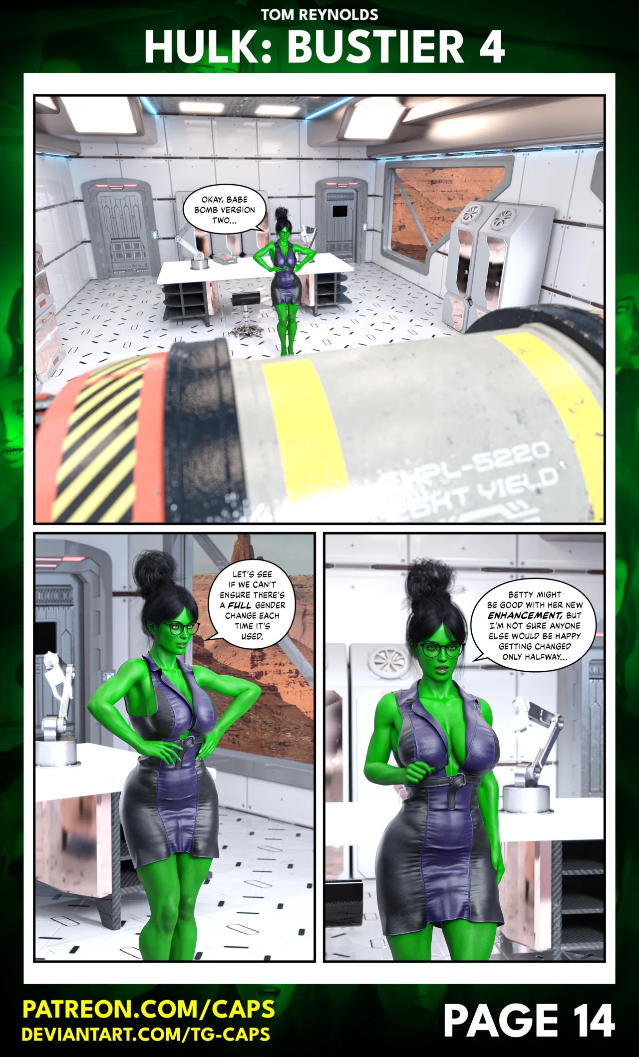 Hulk: Bustier Part 5 Porn Comic english 14