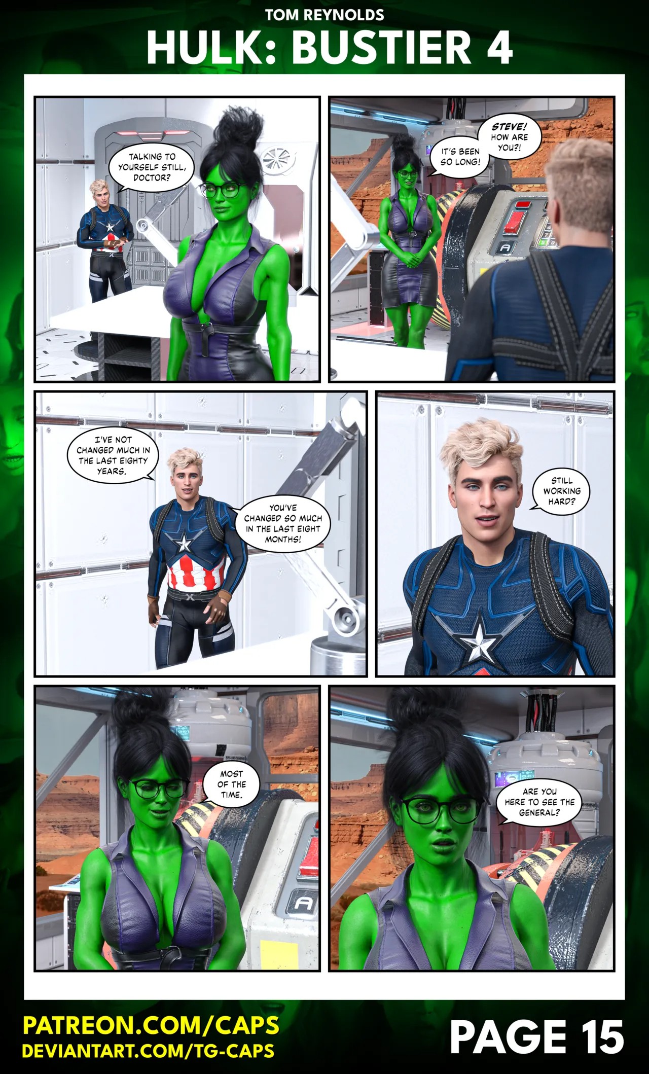 Hulk: Bustier Part 5 Porn Comic english 15