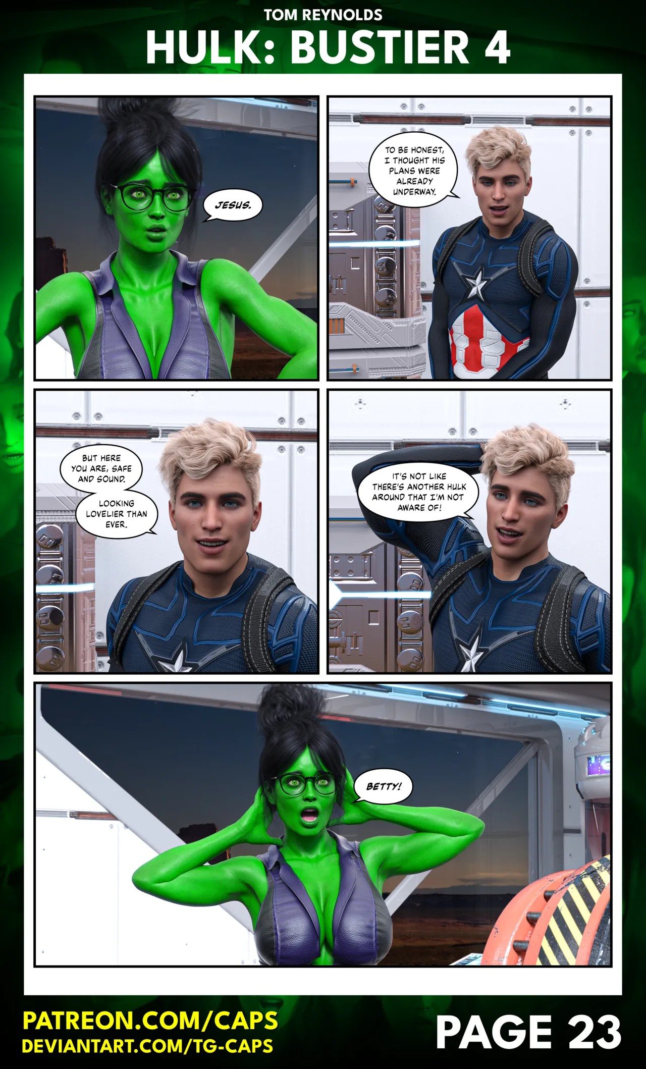 Hulk: Bustier Part 5 Porn Comic english 23