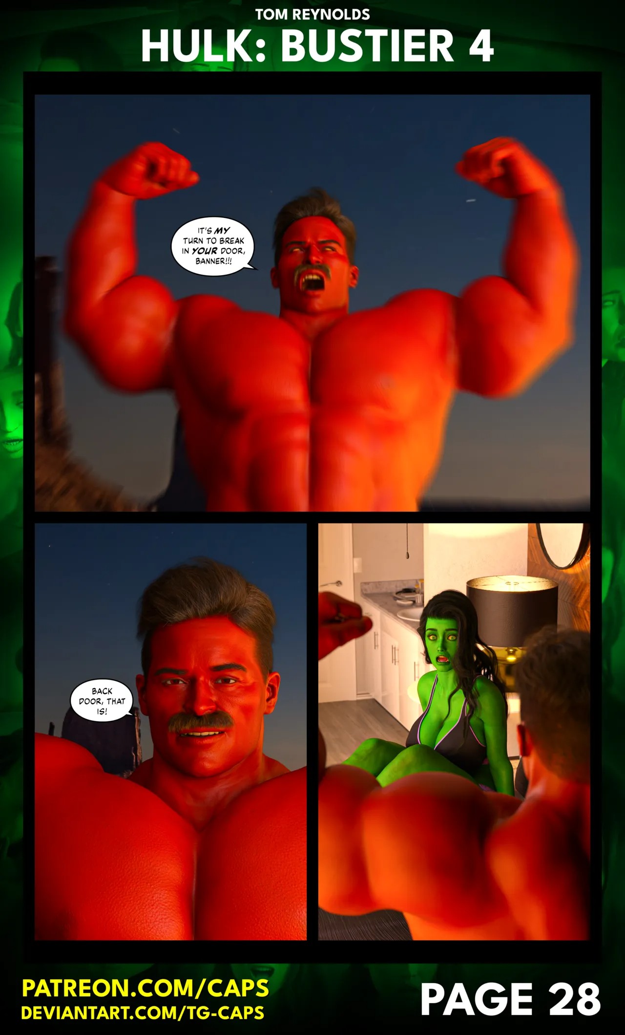 Hulk: Bustier Part 5 Porn Comic english 28