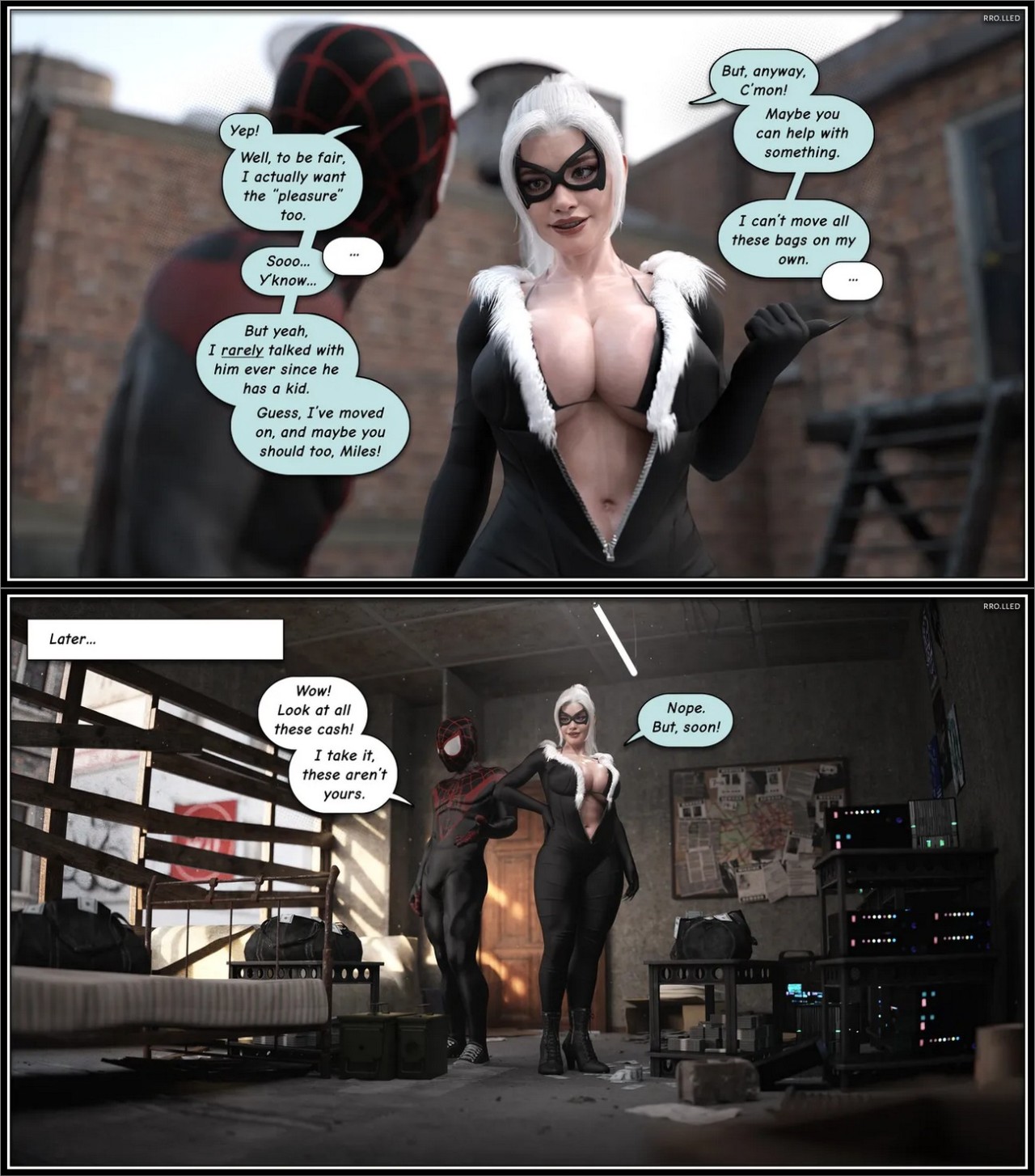 Jealous Spider Porn Comic english 28