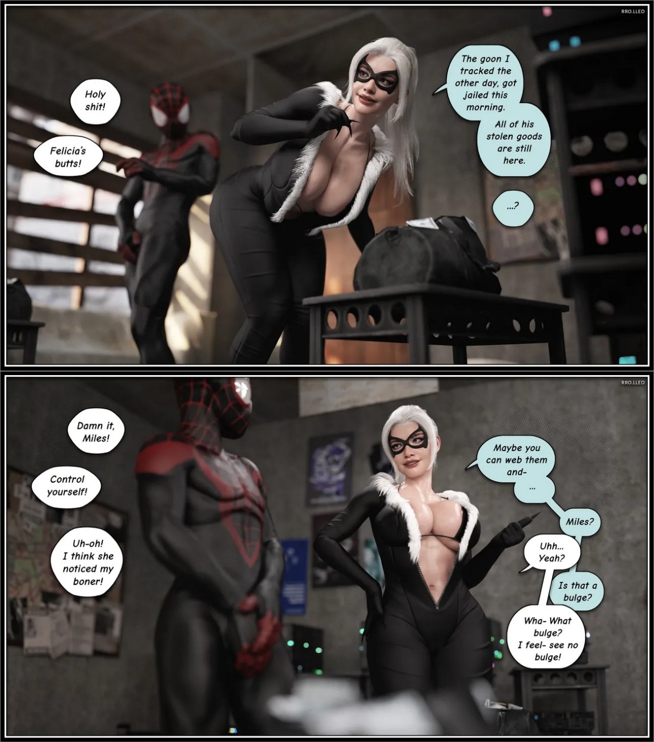 Jealous Spider Porn Comic english 29