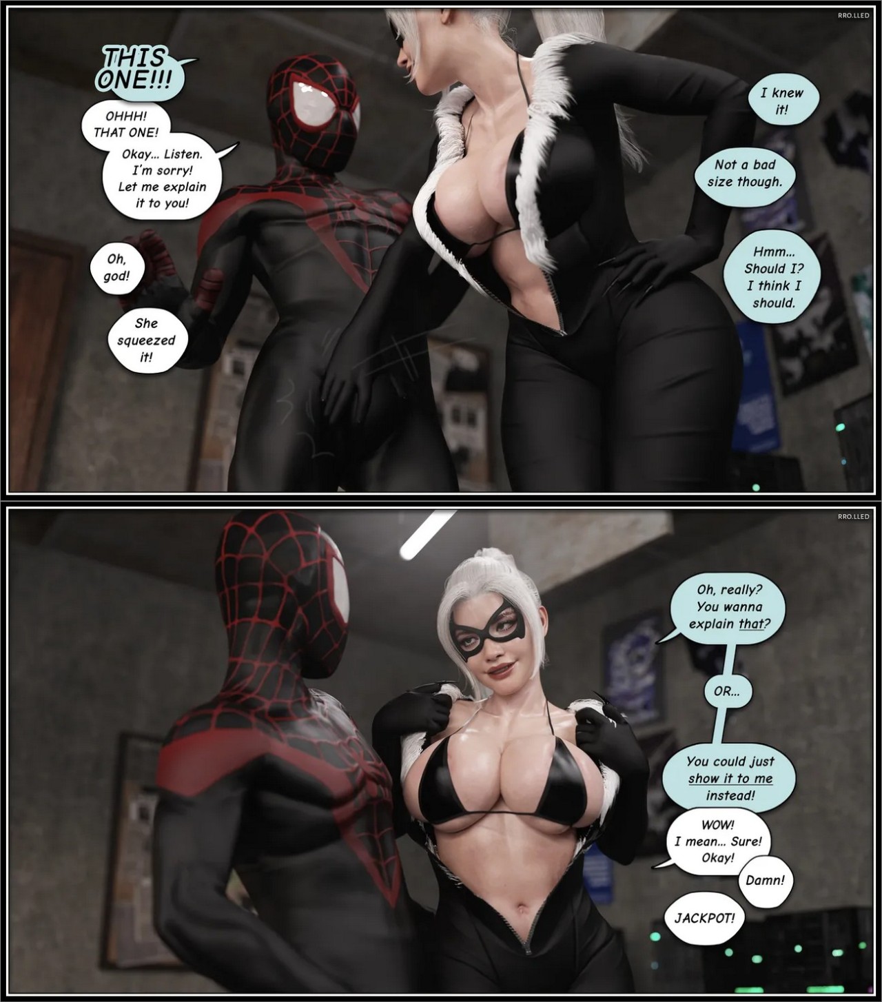 Jealous Spider Porn Comic english 30