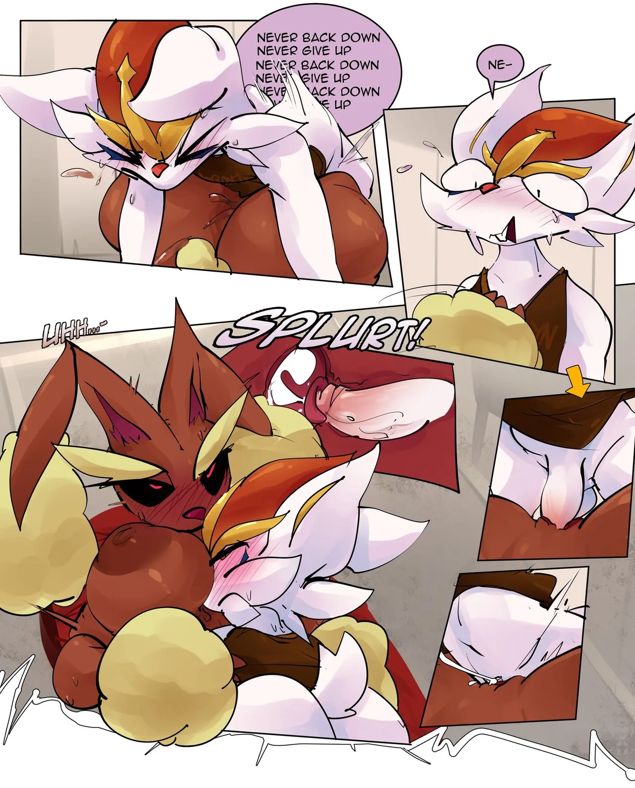 Lopunny vs Cinderace Part 2 Porn Comic english 13