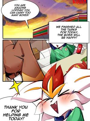 Lopunny vs Cinderace Porn Comic english 02