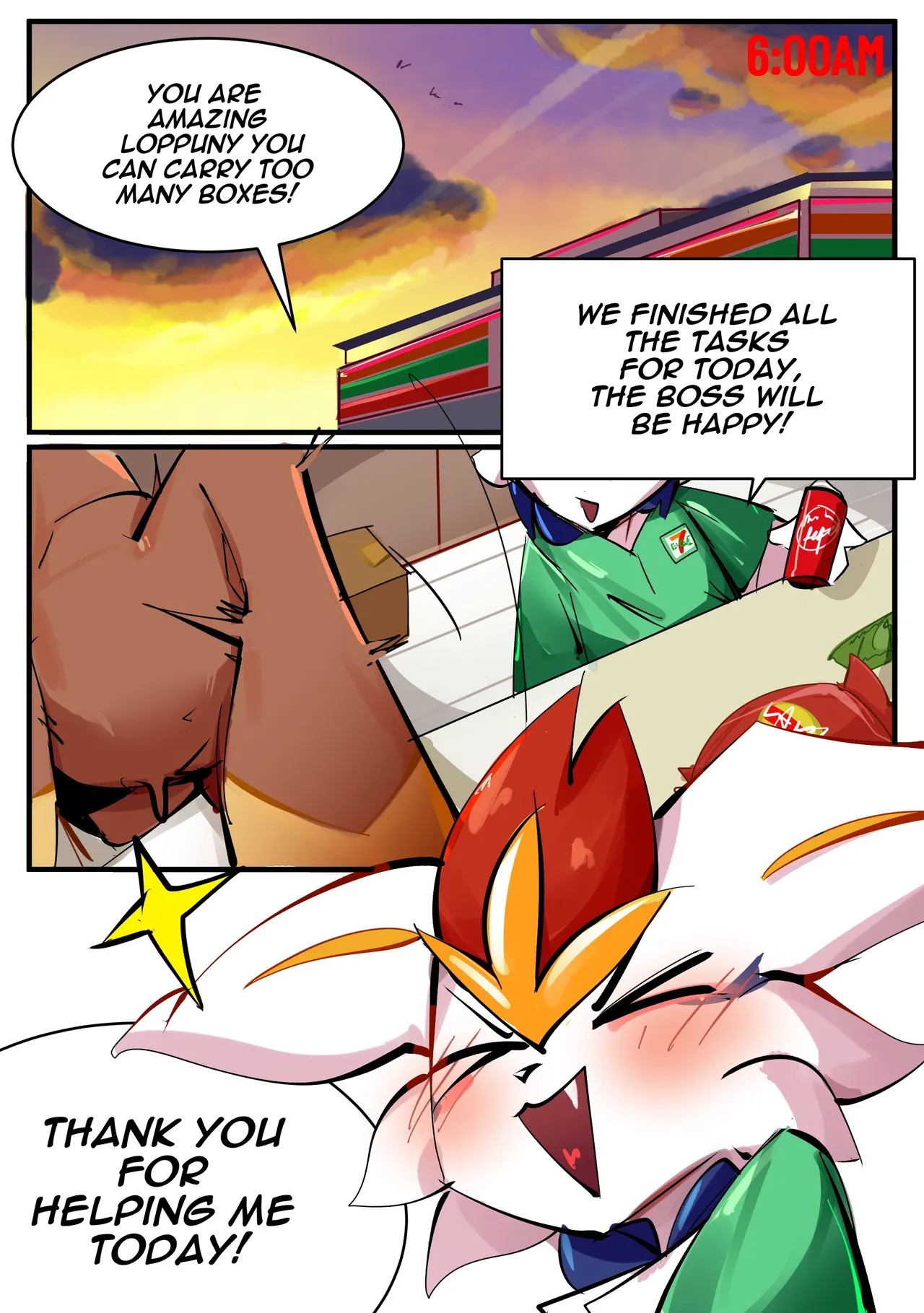 Lopunny vs Cinderace Porn Comic english 02
