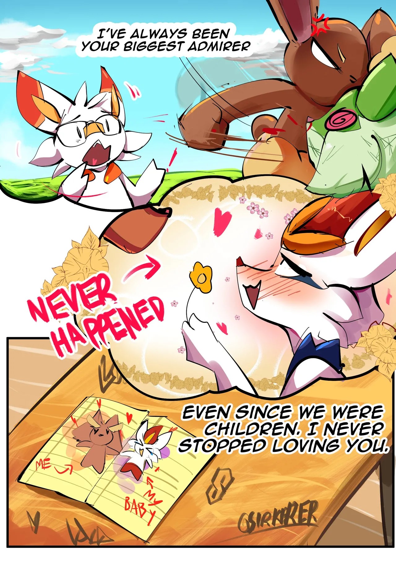 Lopunny vs Cinderace Porn Comic english 03