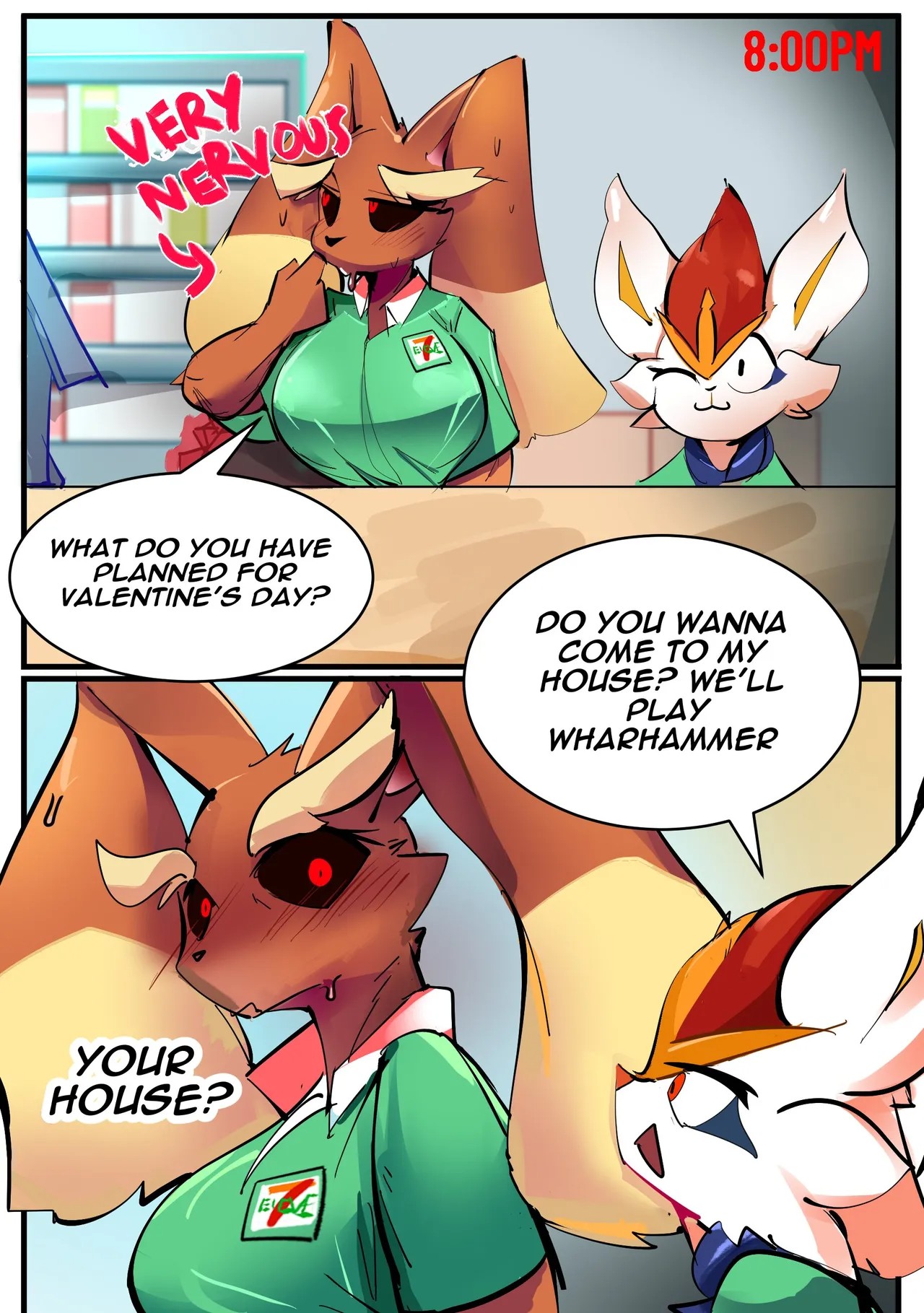 Lopunny vs Cinderace Porn Comic english 05