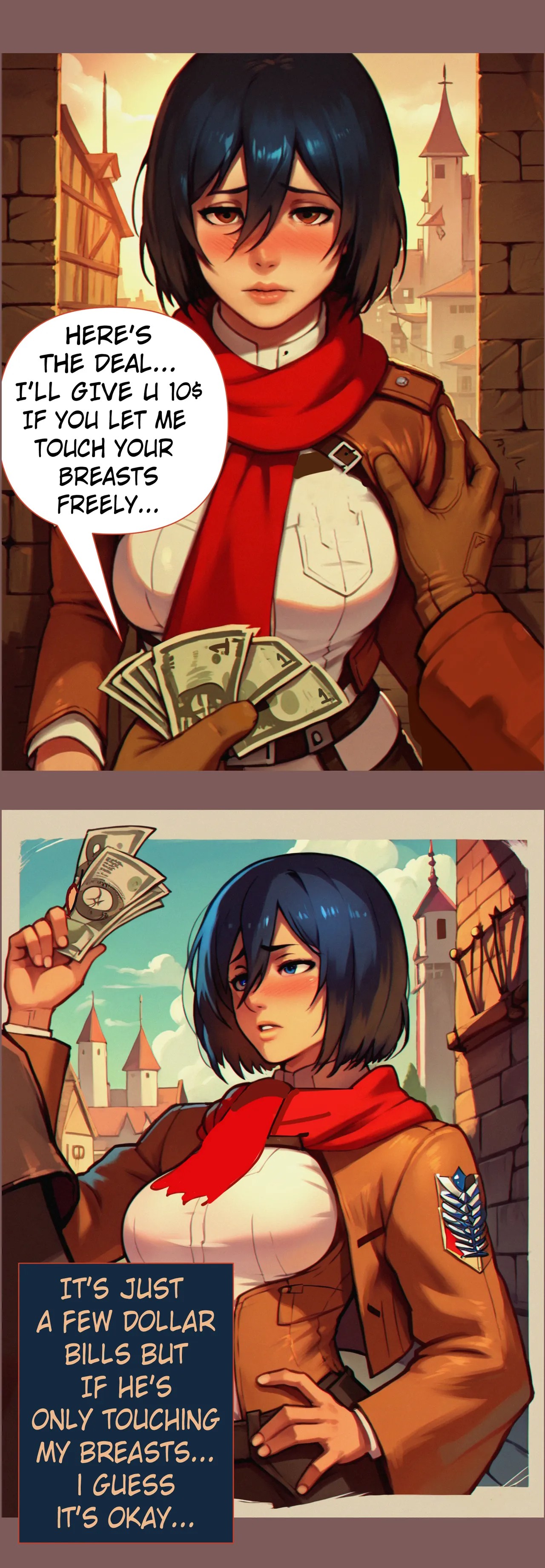 Mikasa Debauched Life Porn Comic english 05