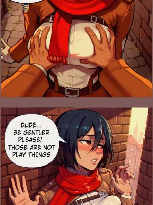 Mikasa Debauched Life Porn Comic english 07