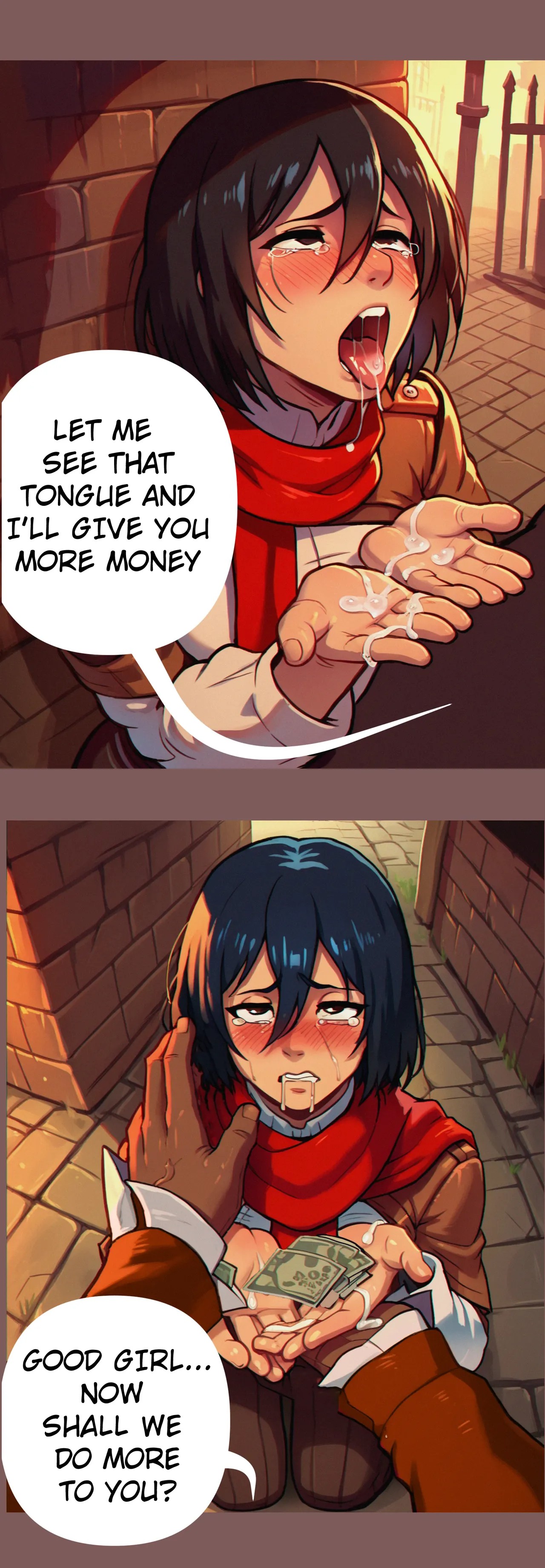 Mikasa Debauched Life Porn Comic english 13