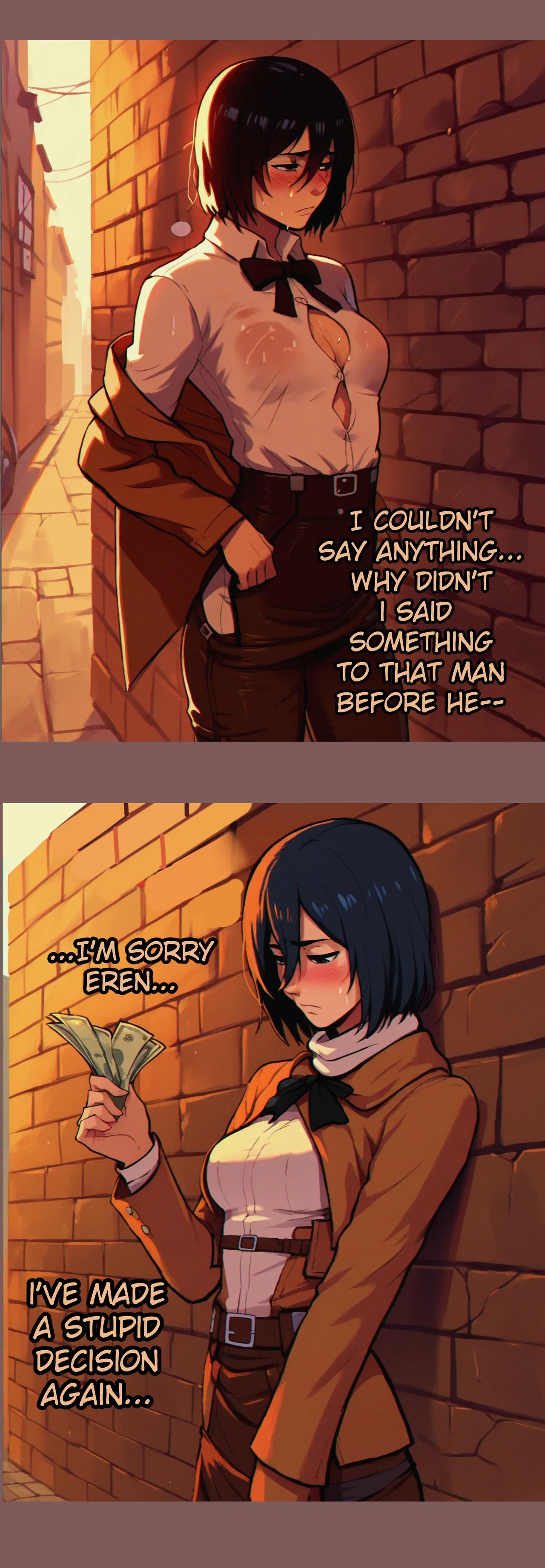 Mikasa Debauched Life Porn Comic english 24