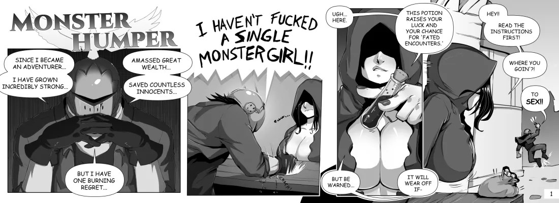 Monster Humpe By Bankage Part 1 And 4 Porn Comic english 02