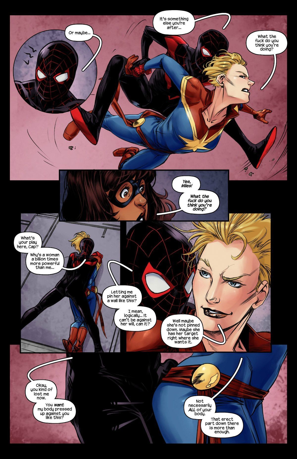 Ms.Marvel vs Spiderman Part 2 Porn Comic english 05