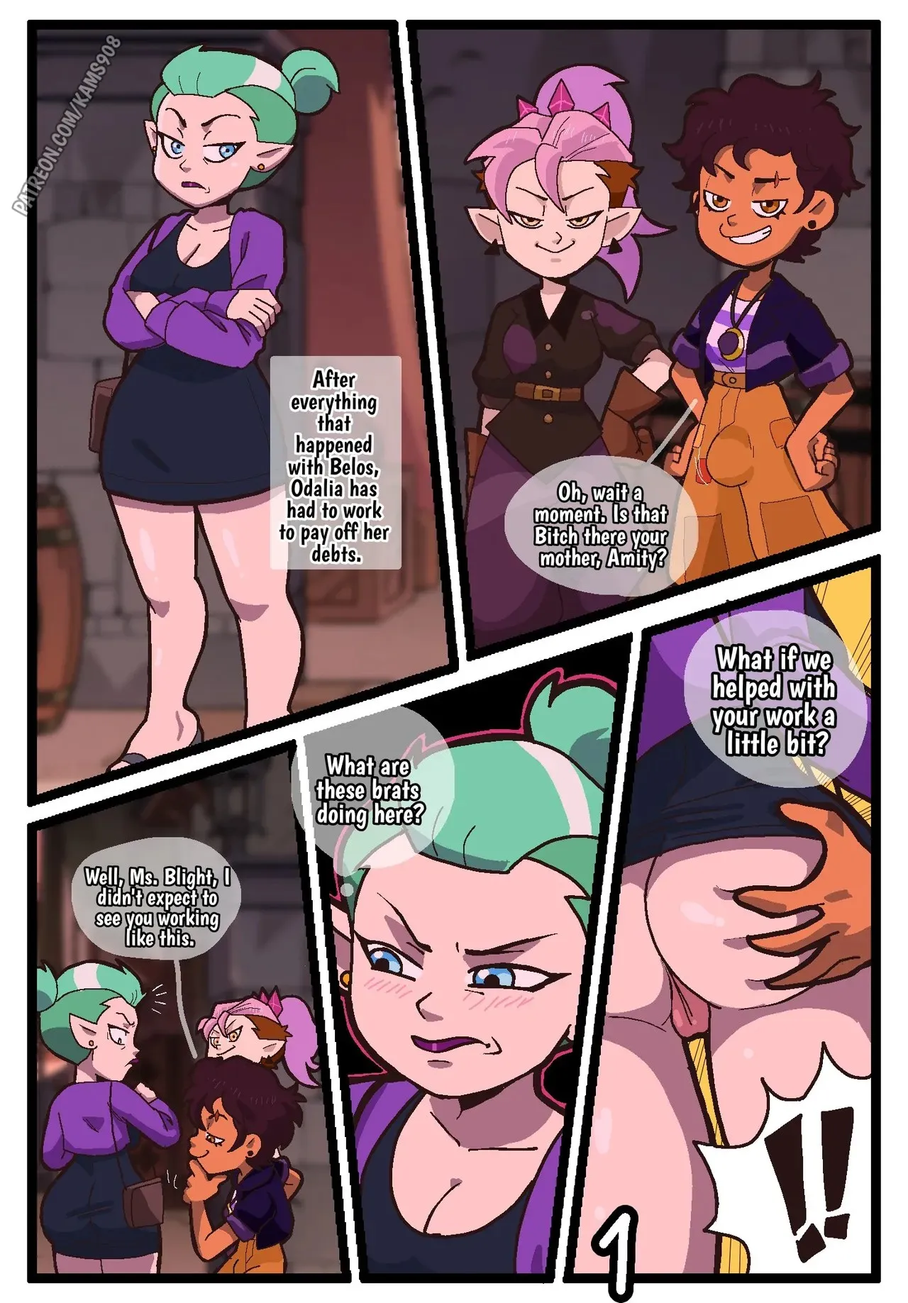 Odalia X Lumity (The Owl House) [Kams] - English - Porn Comic
