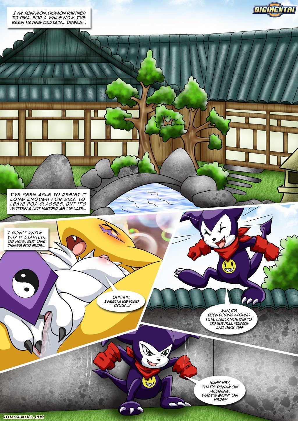 Renamon´s Firts Time Porn Comic english 02