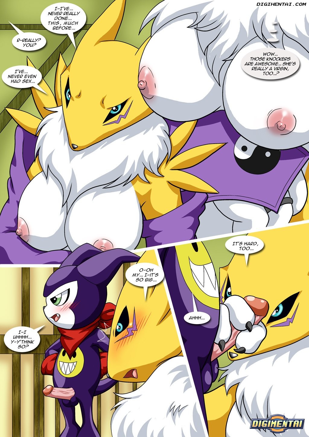 Renamon´s Firts Time Porn Comic english 04