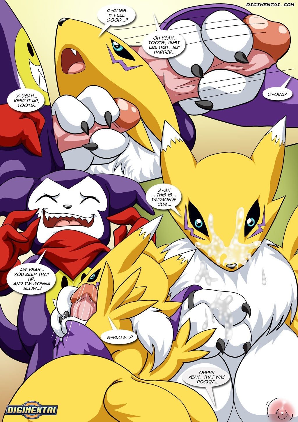 Renamon´s Firts Time Porn Comic english 05