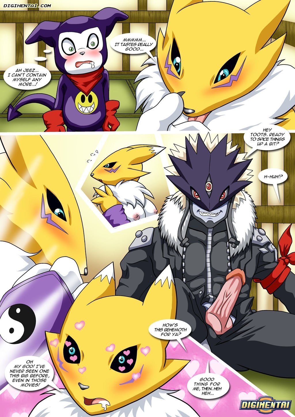 Renamon´s Firts Time Porn Comic english 06