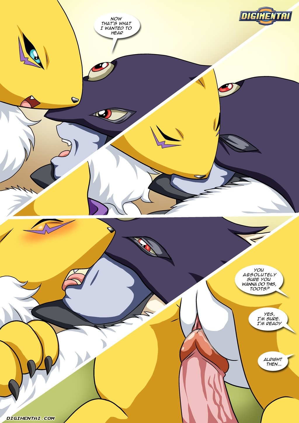 Renamon´s Firts Time Porn Comic english 11