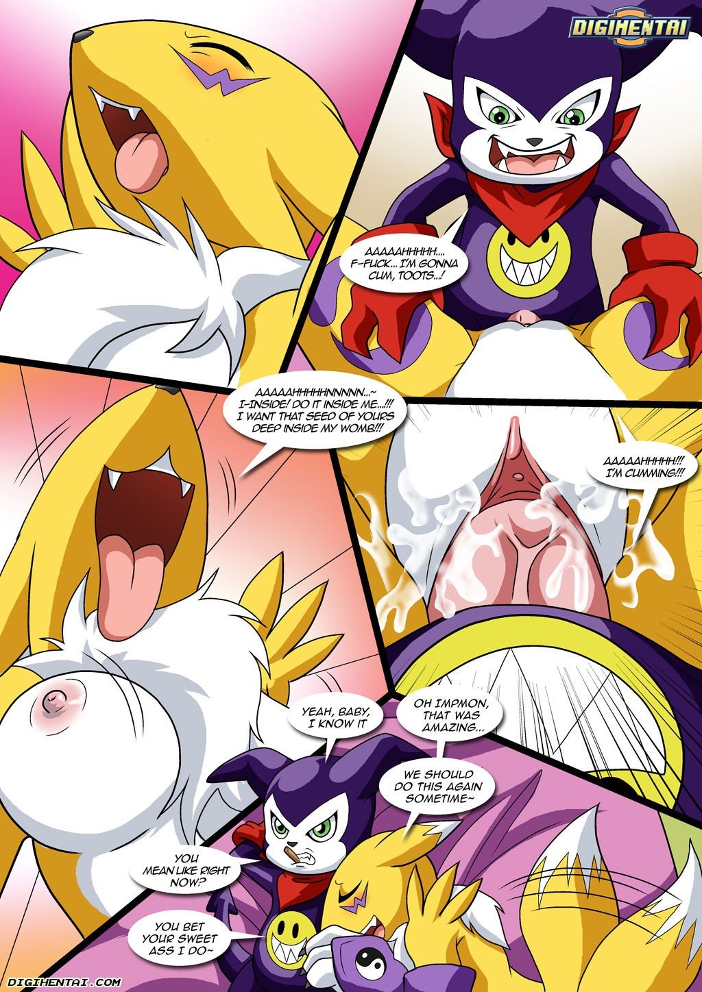 Renamon´s Firts Time Porn Comic english 18