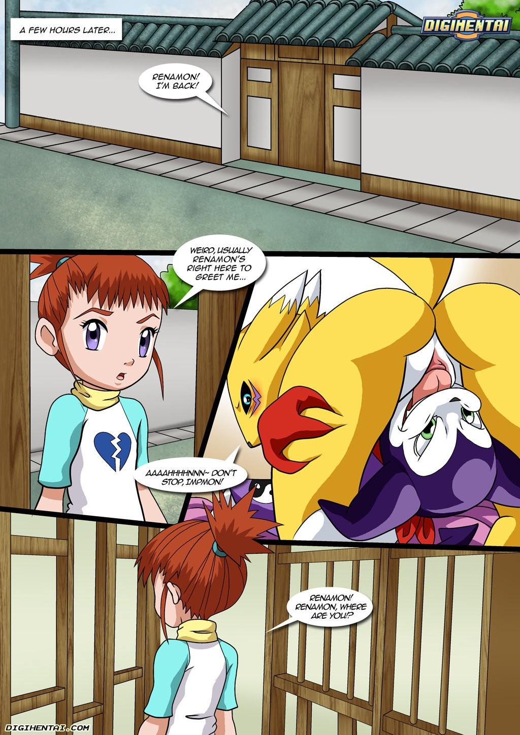 Renamon´s Firts Time Porn Comic english 19