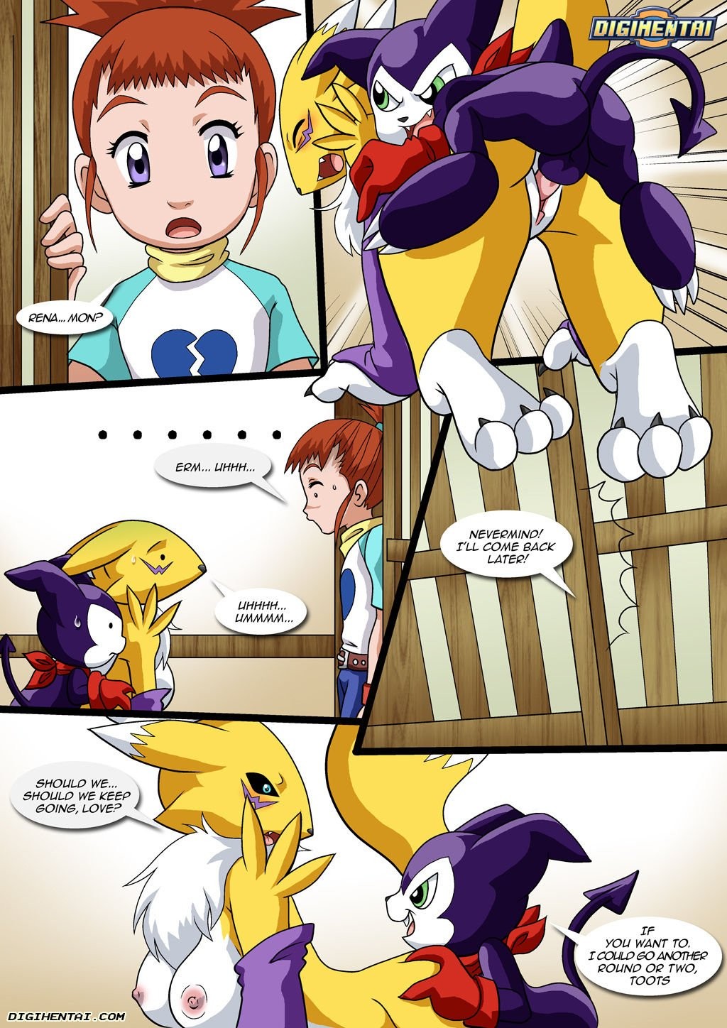 Renamon´s Firts Time Porn Comic english 20