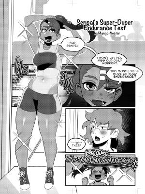 Senpai's Super-Duper Endurance Test Porn Comic english 02