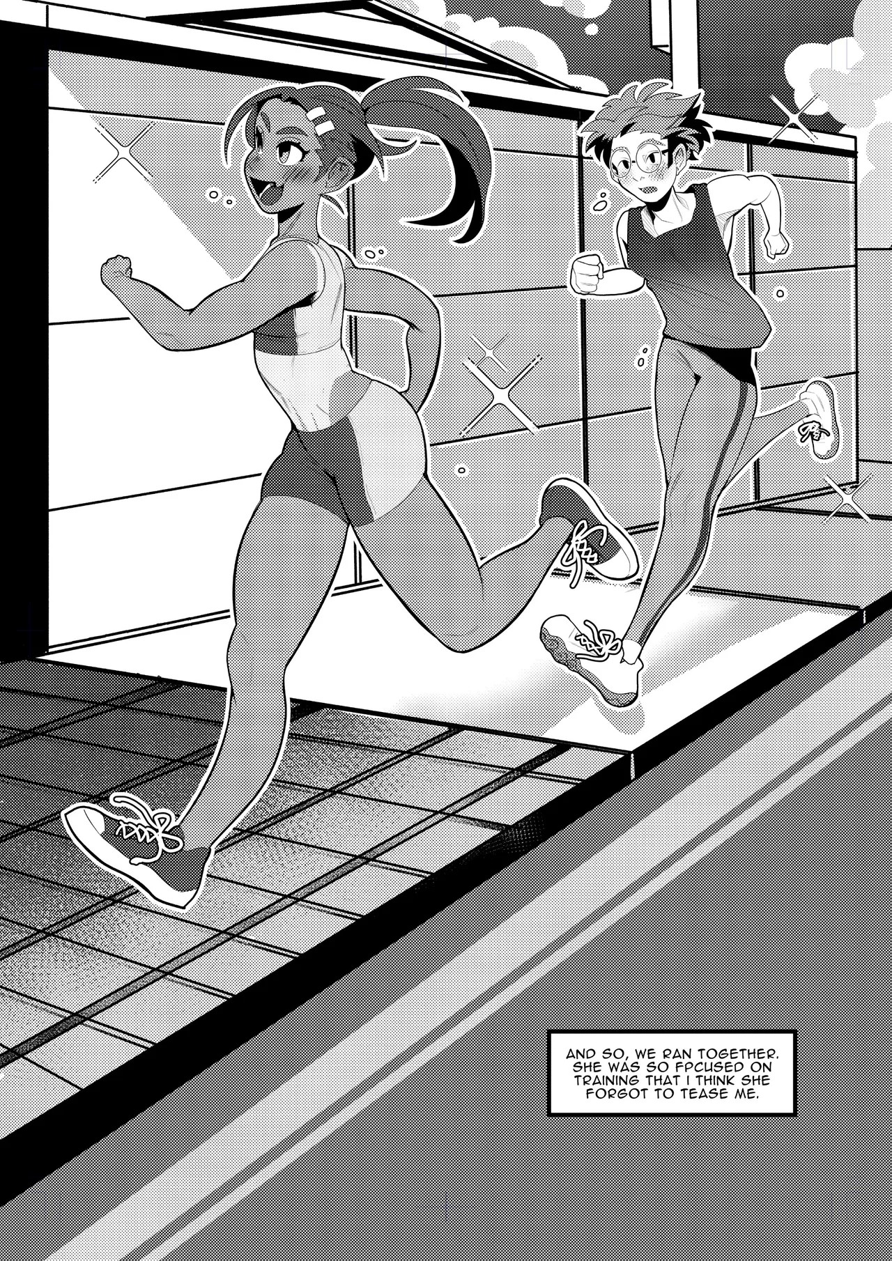 Senpai's Super-Duper Endurance Test Porn Comic english 04