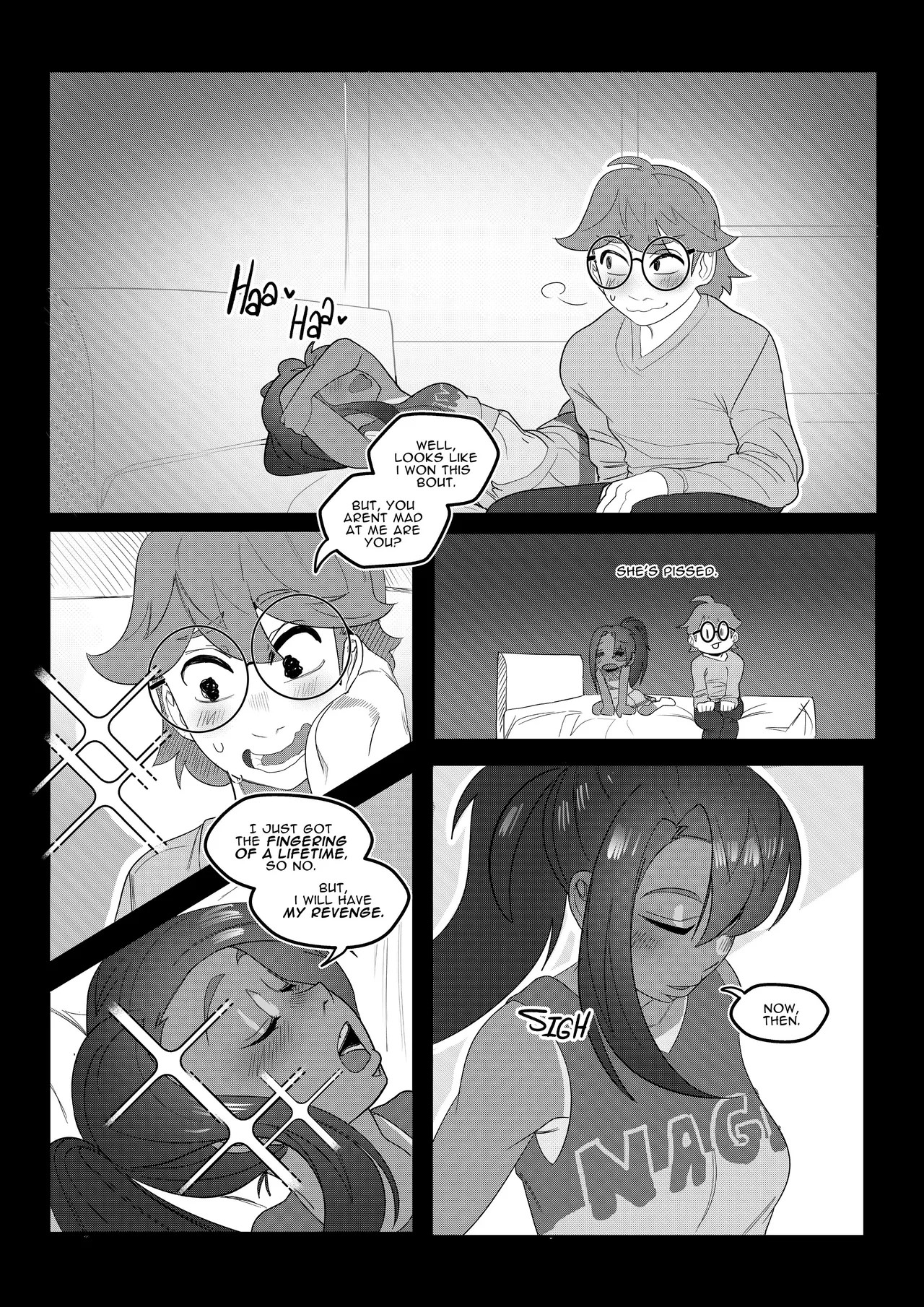 Senpai's Super-Duper Endurance Test Porn Comic english 14