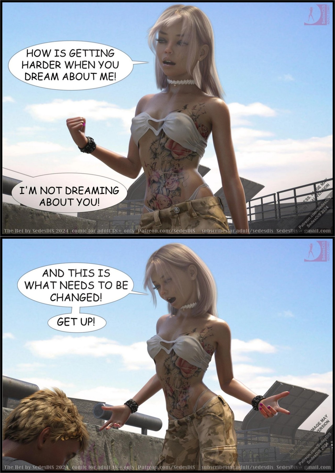 The Bet By SedesDiS Porn Comic english 15